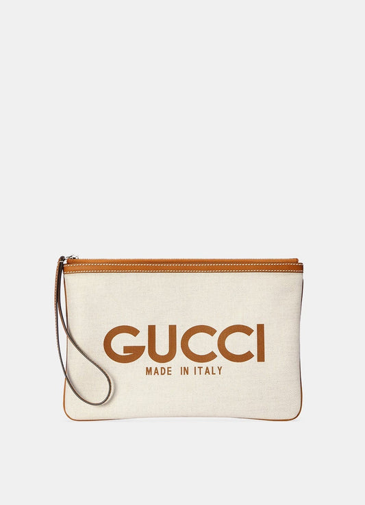 Bolso de mano con estampado Gucci