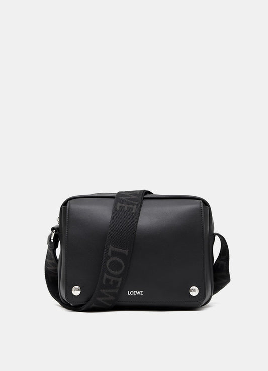 Bolso Pebble Messenger mediano para hombre