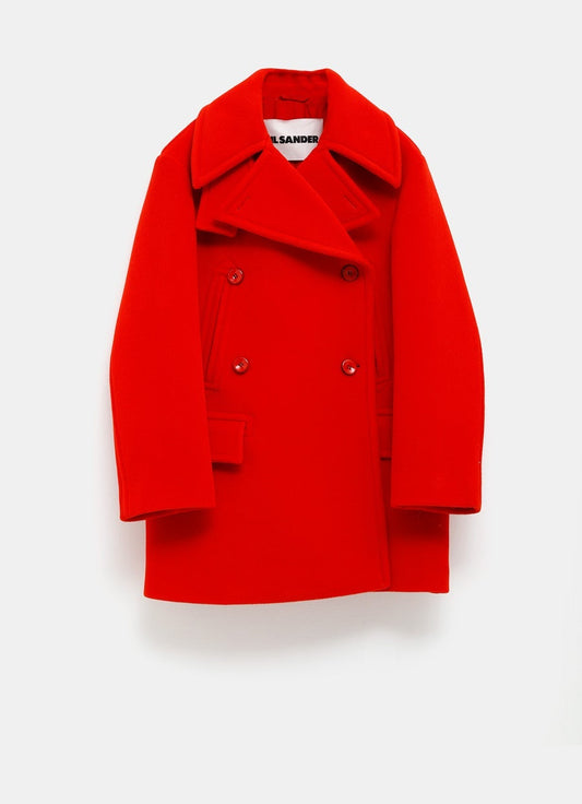 Abrigo Chevrón de lana