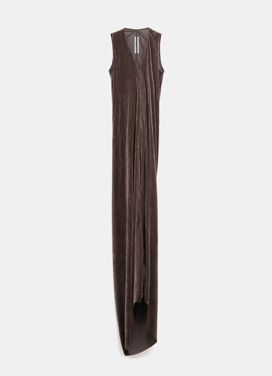 Vestido maxi de terciopelo