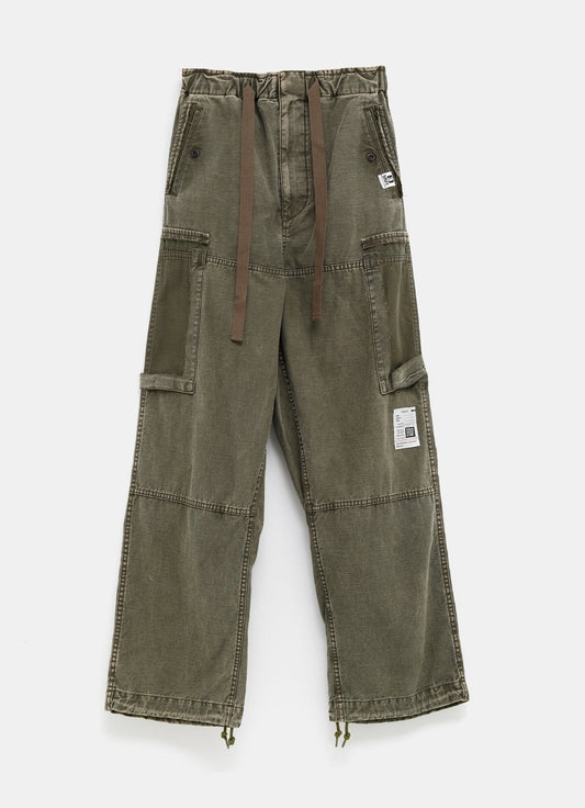 Pantalón cargo de satén para hombre