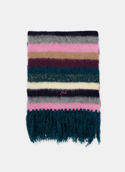 Bufanda de alpaca a rayas