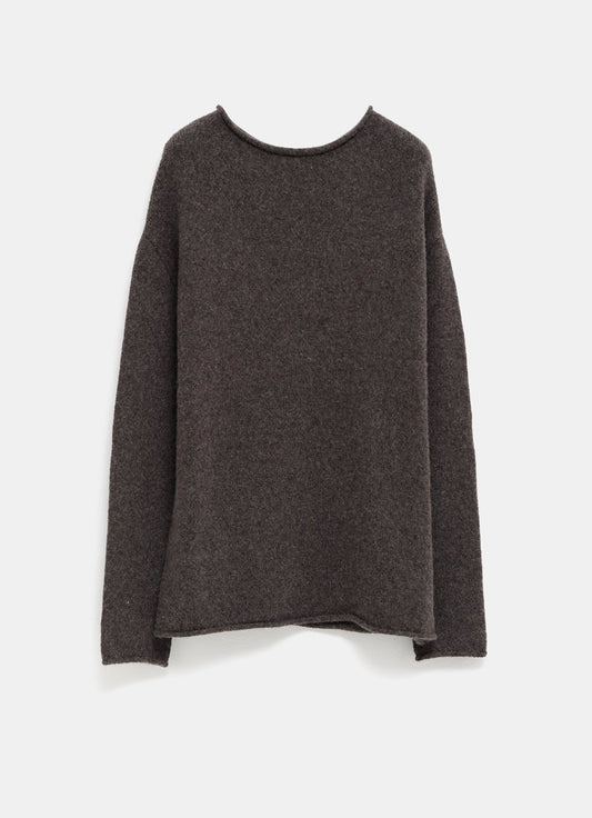 Jersey suave de cuello barco