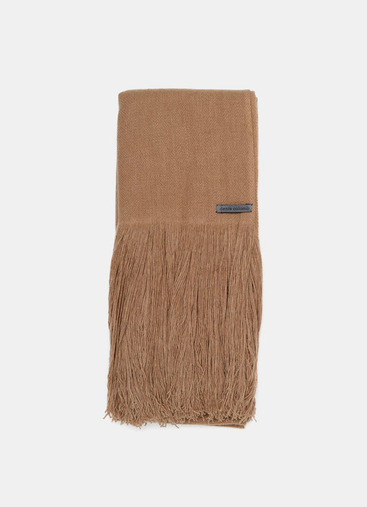 Chal con fleco largo