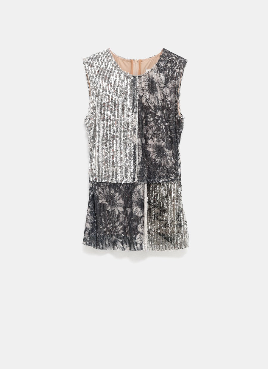 Maison Margiela | Floral Sequin Patchwork Top at Ekseption – EKSEPTION