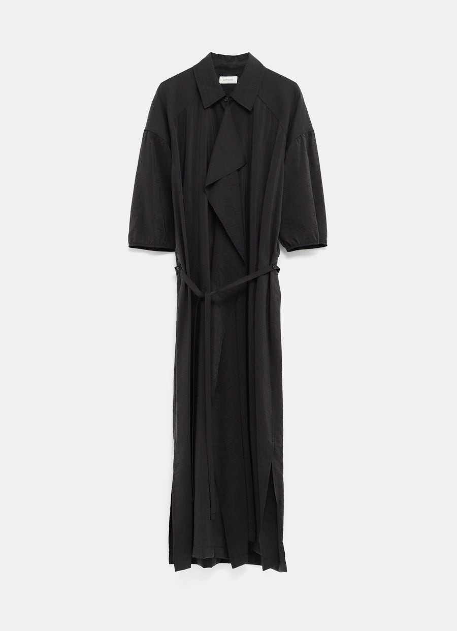 Lemaire Black Silk Casual Dress Lemaire Black Silk Casual Dress