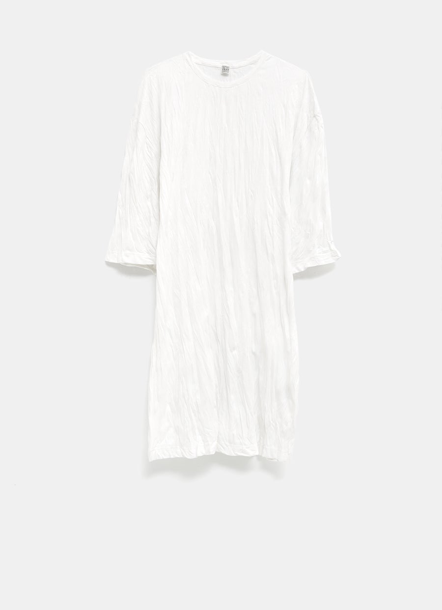 zara white t shirt dress TOTEME - Relaxed tee dress off-white - XS