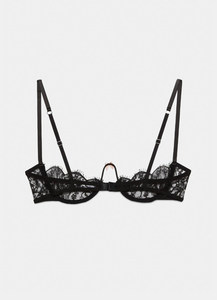 Sujetador de encaje floral