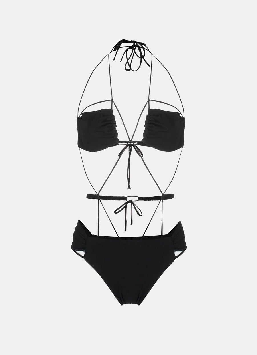 Bañador con tiras cruzadas