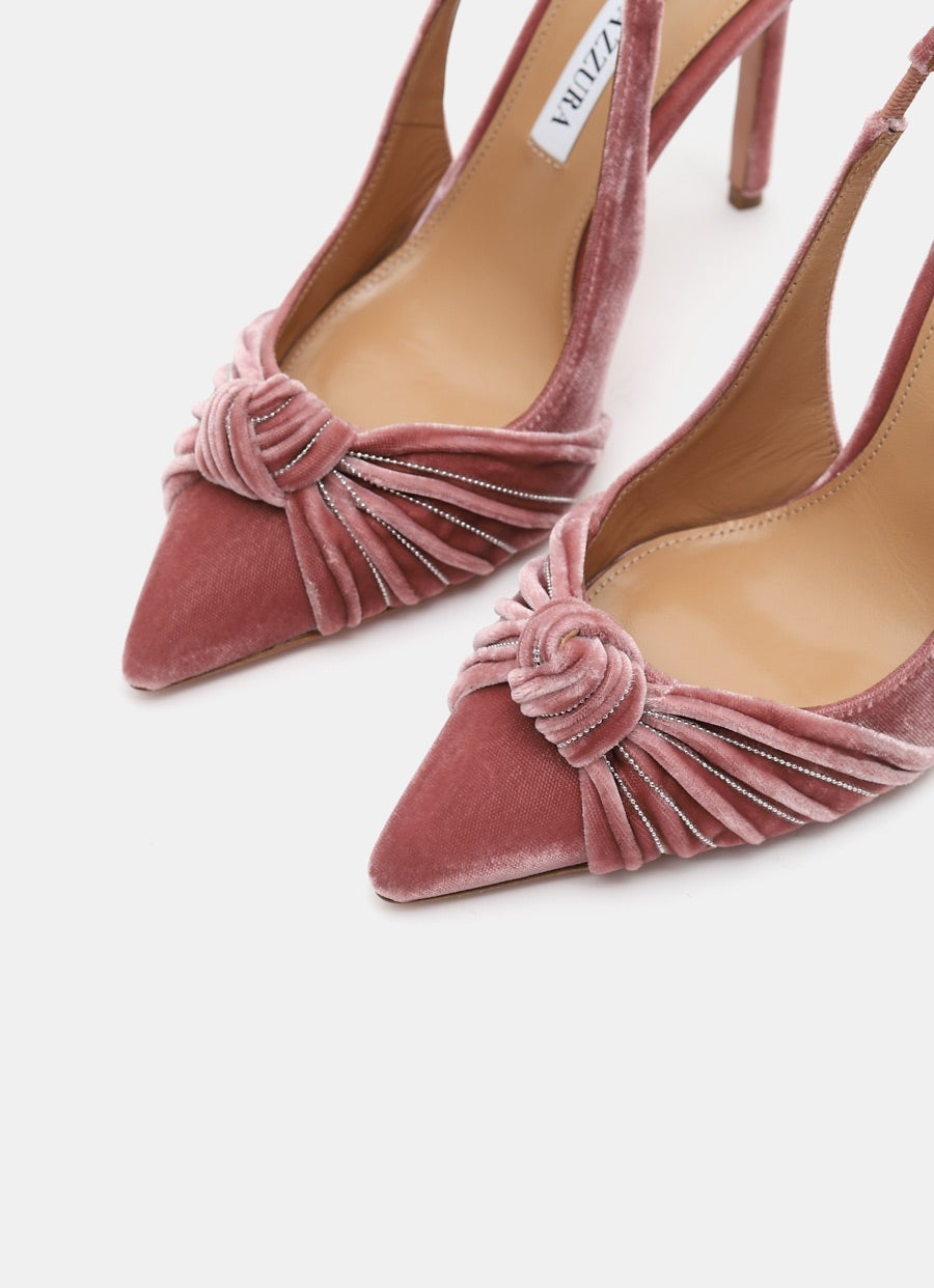 Zapato Atelier Embellished Slingback 105