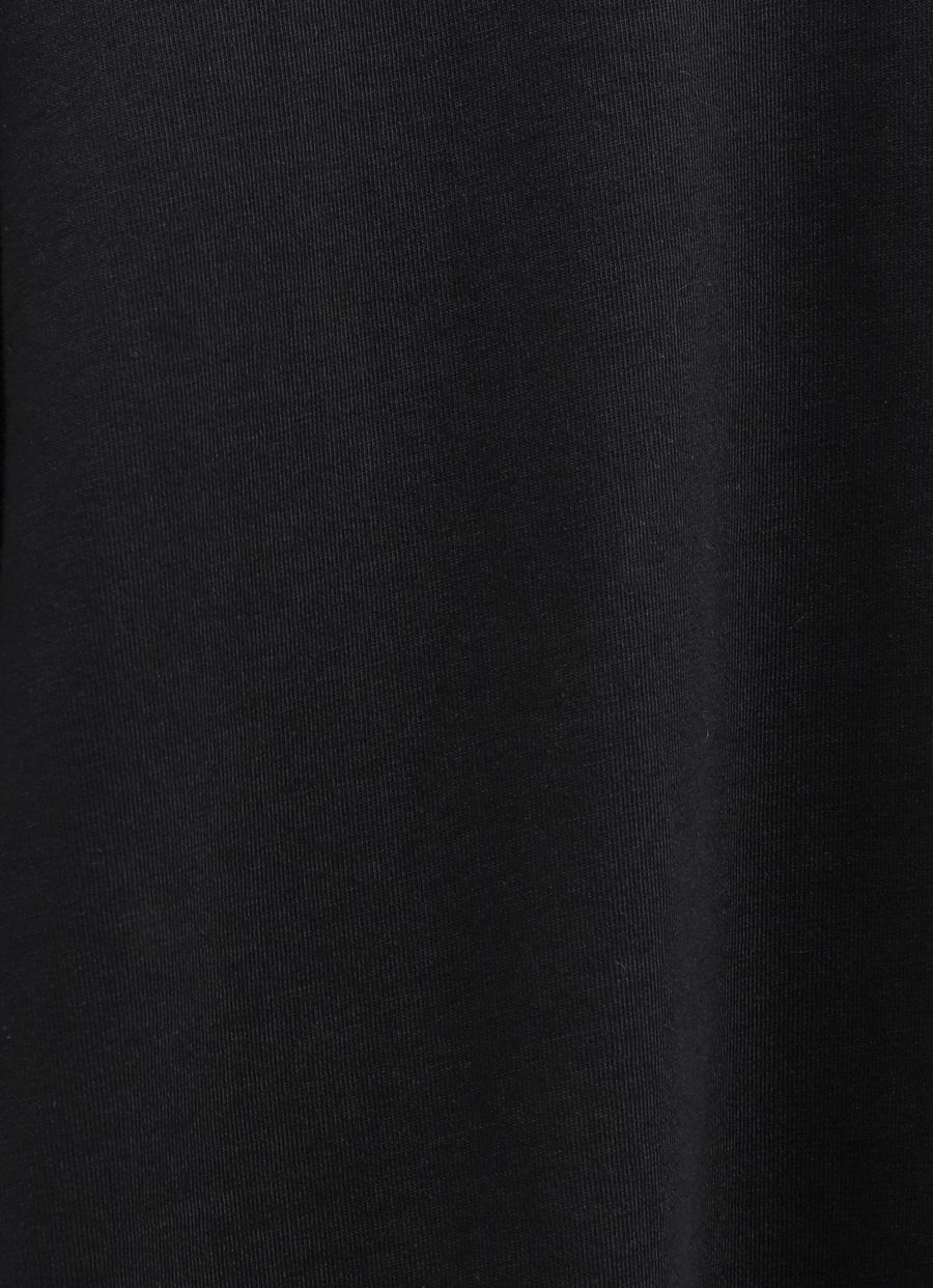 Camiseta recta de algodón