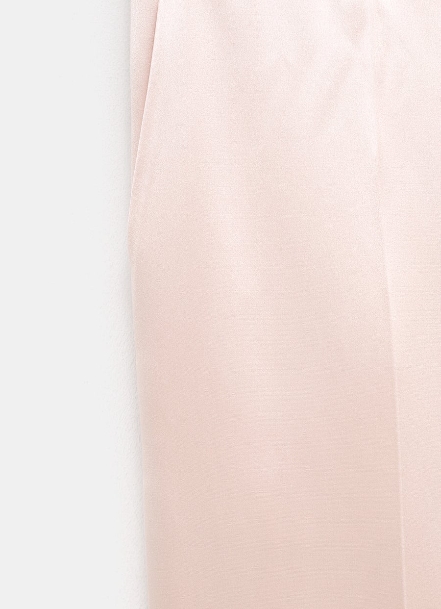 Pantalón de seda ancho