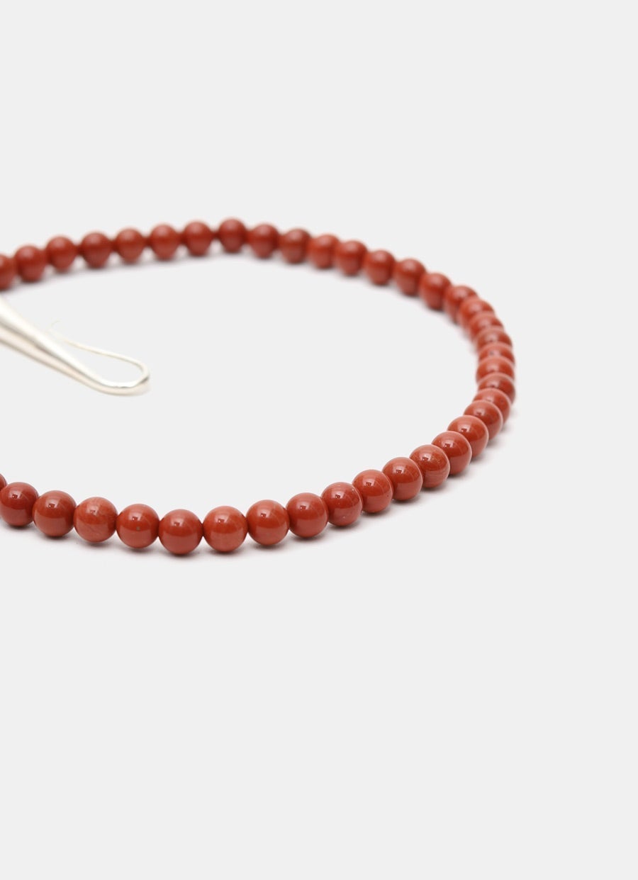 Collar griego de cuentas de jaspe