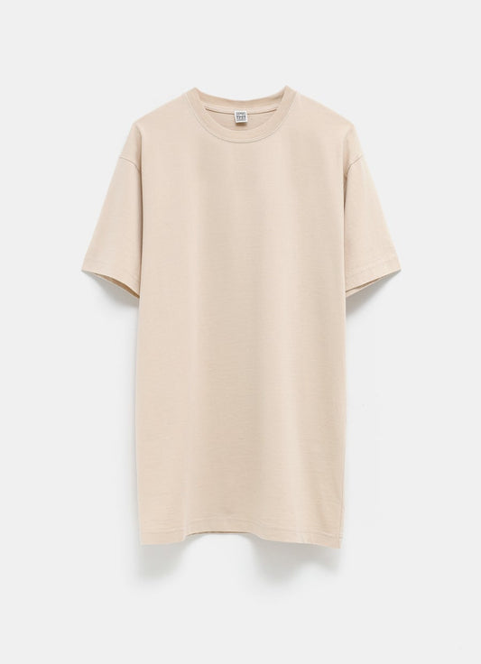 Camiseta recta de algodón