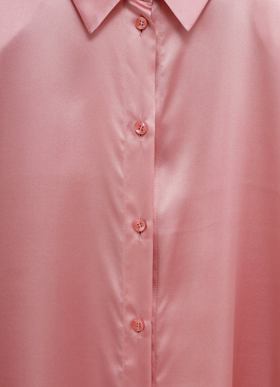 Camisa clásica de seda