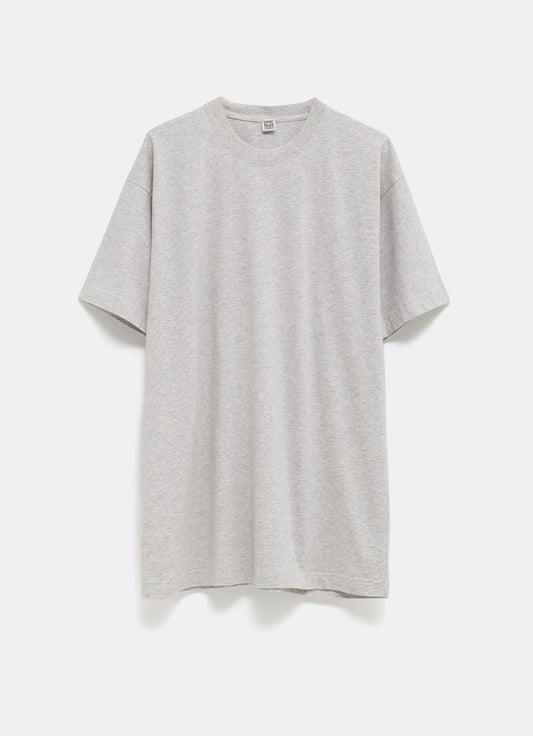 Camiseta recta de algodón