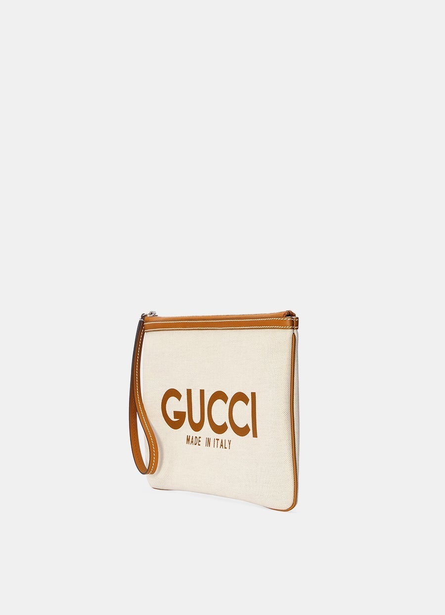 Bolso de mano con estampado Gucci