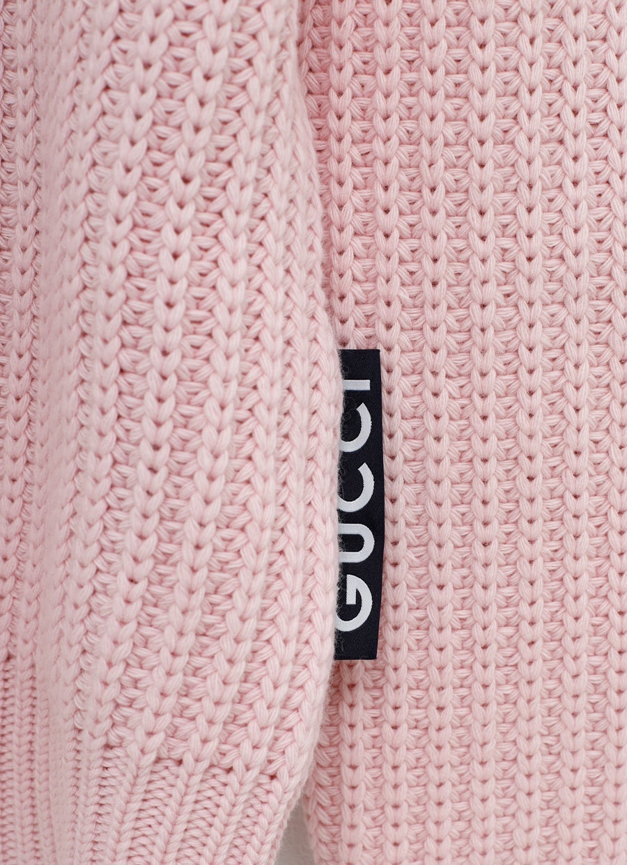 Jersey de lana con etiqueta Gucci