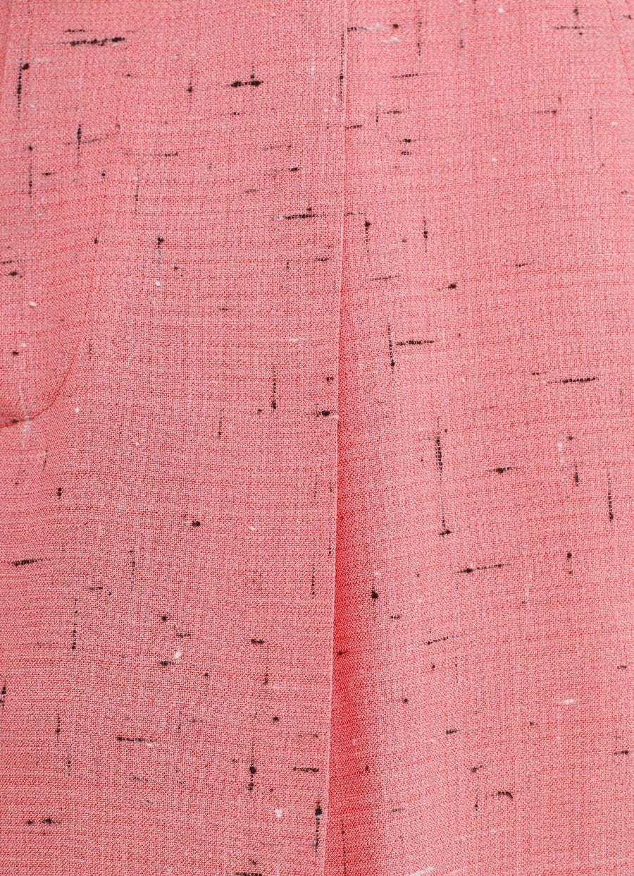 Pantalón de seda y viscosa con textura en relieve