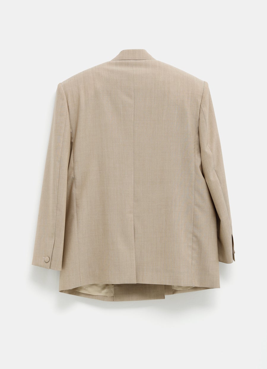 Chaqueta cruzada de lana