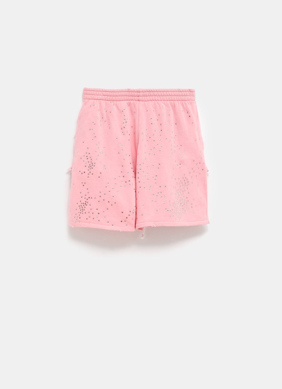 Minifalda/shorts con pedrería