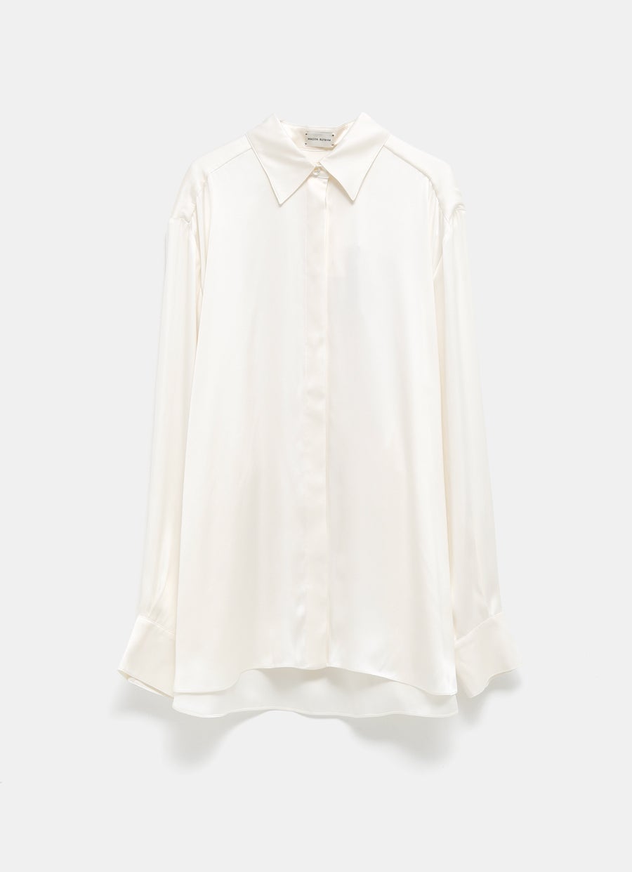 Camisa clásica de seda