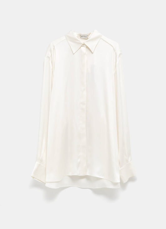 Camisa clásica de seda