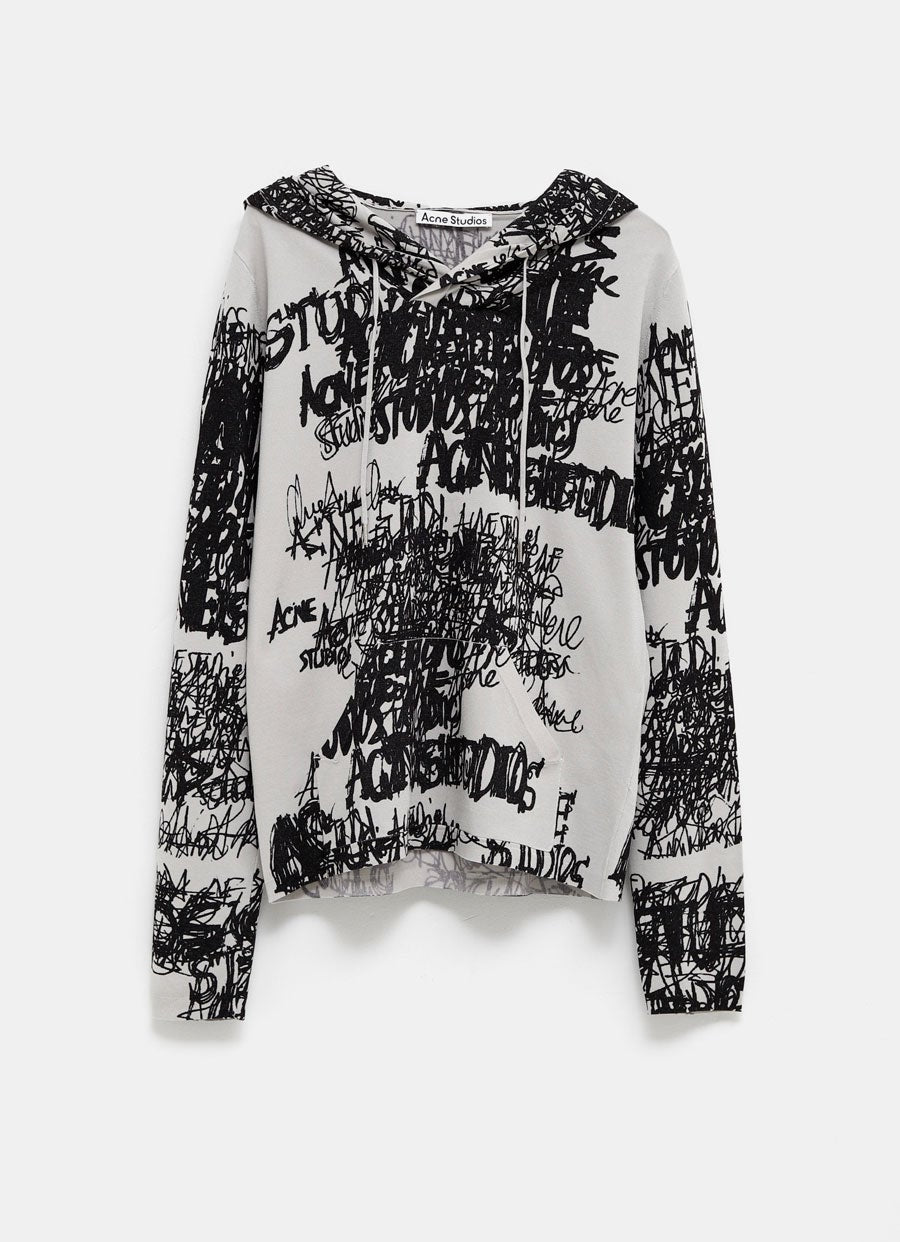 Top estampado con capucha