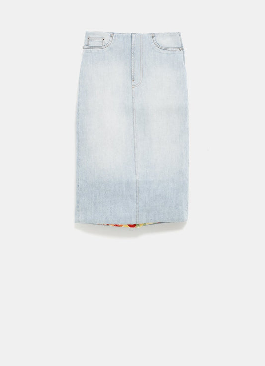 Falda denim