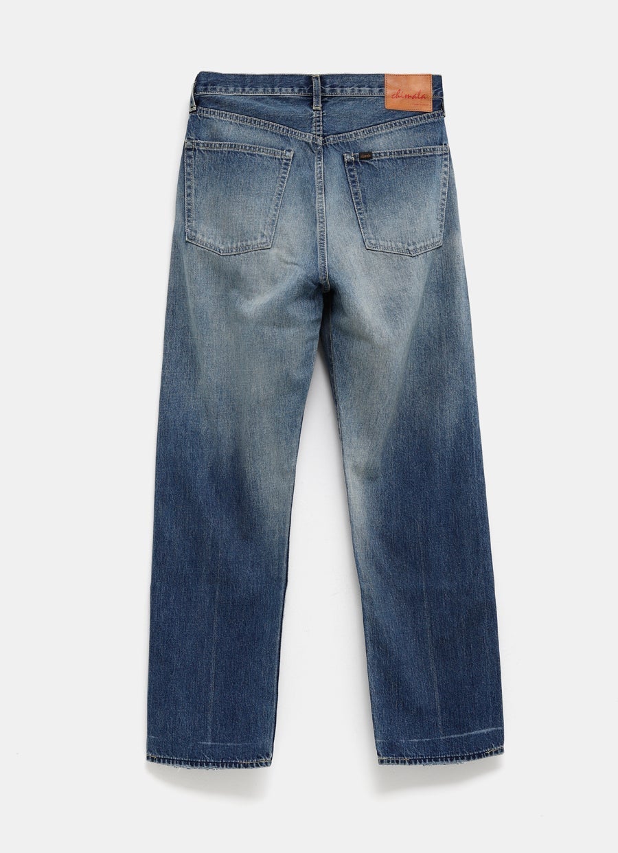 Pantalón vaquero Selvedge Denim Vintage de corte recto para mujer