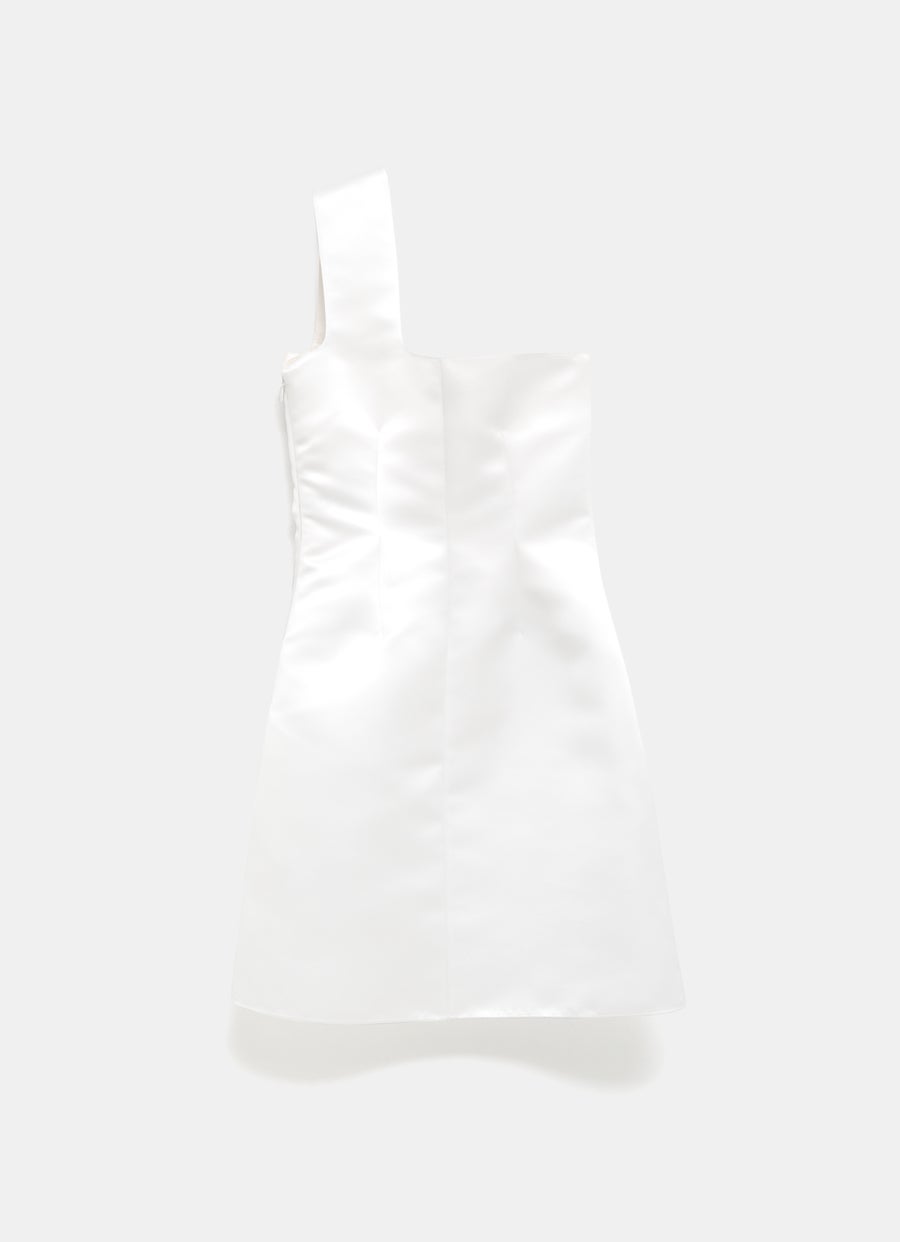 Vestido mini con abertura