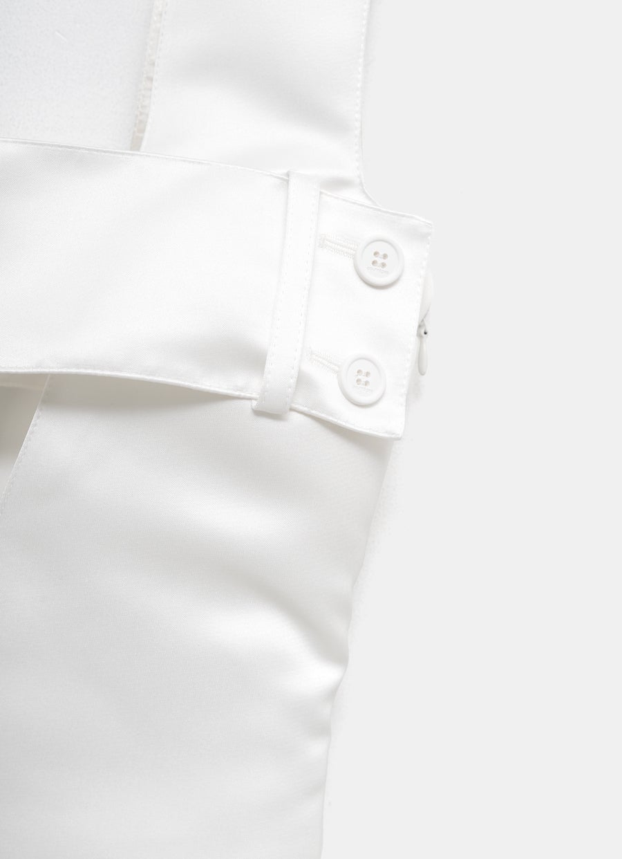 Vestido mini con abertura