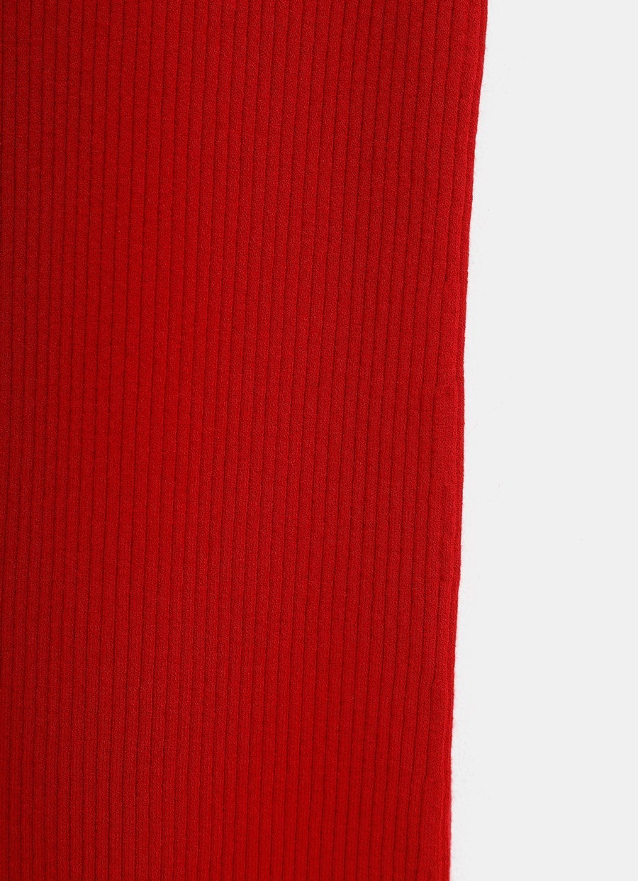 Vestido Scuba de canalé