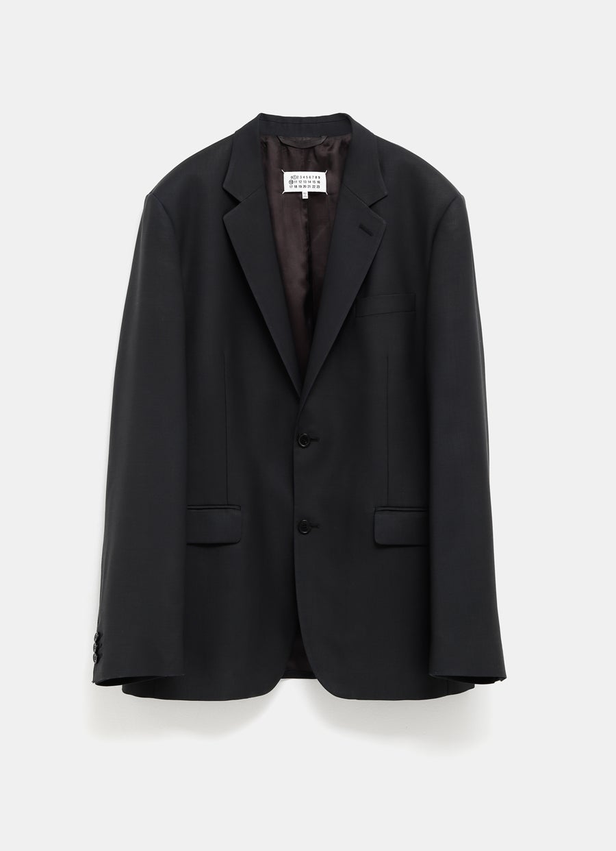 Blazer de lana mohair para mujer