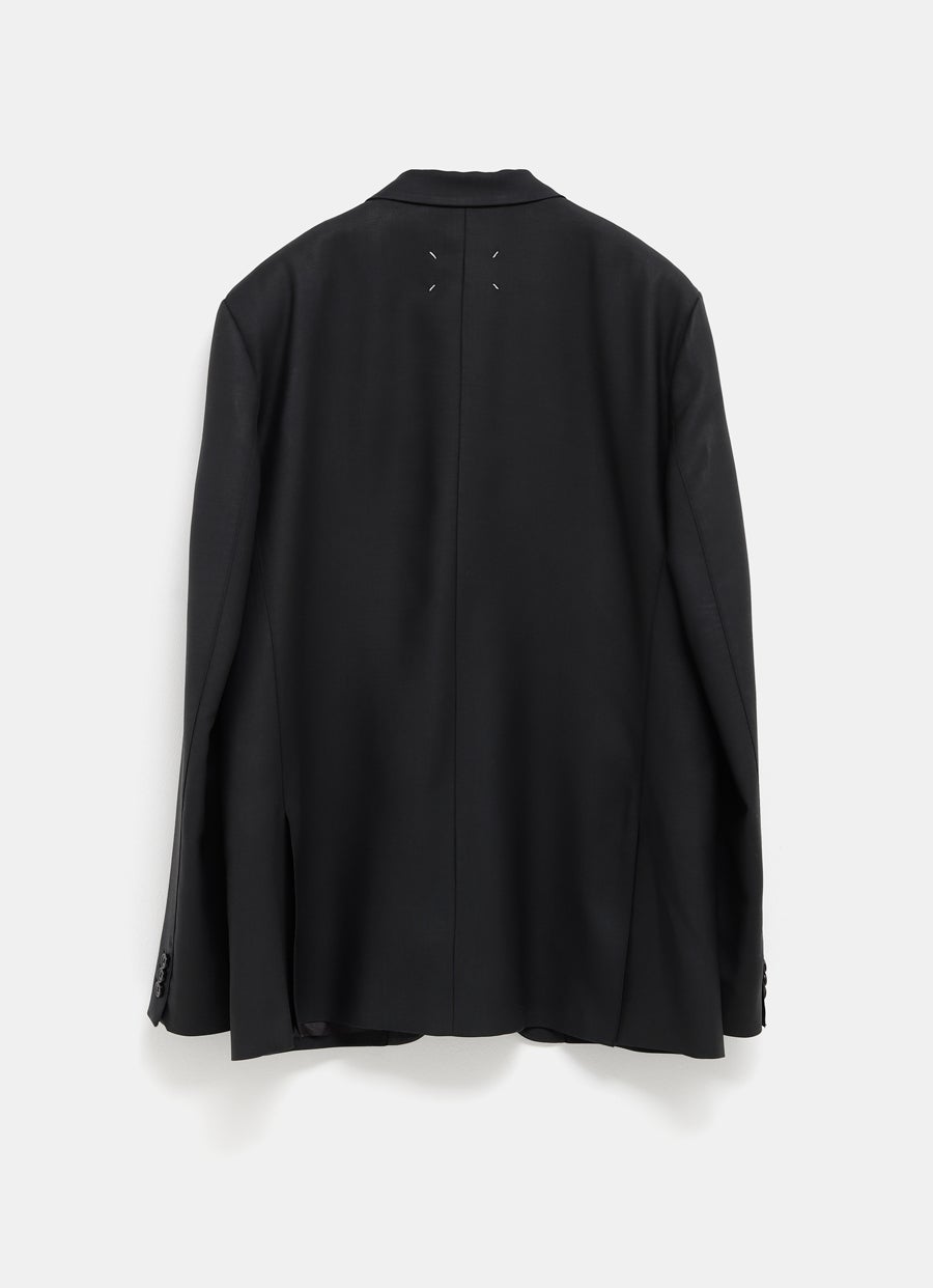 Blazer de lana mohair para mujer