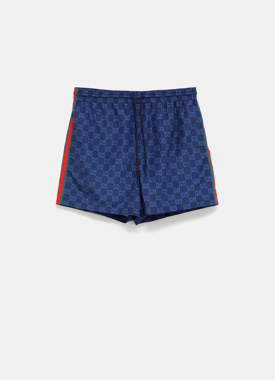 Short de baño con estampado GG para hombre