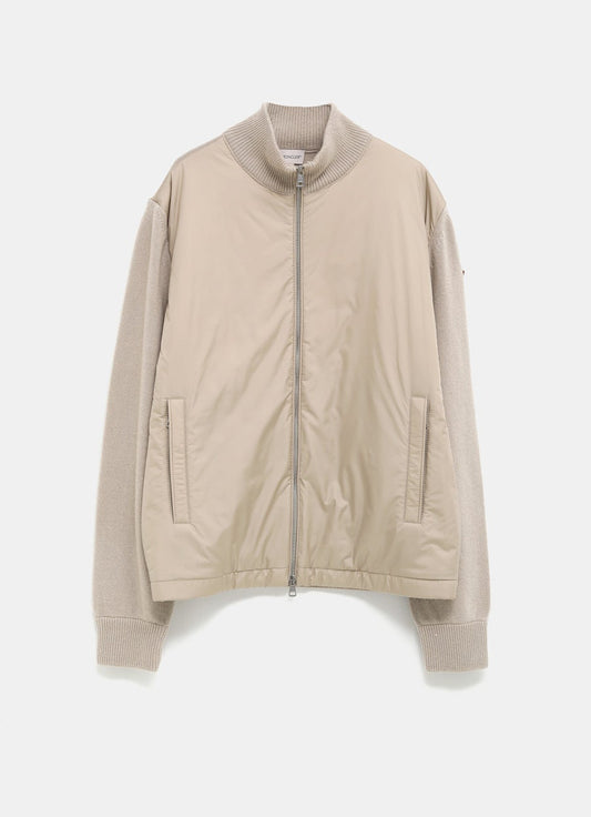 Cárdigan acolchado con cremallera para hombre