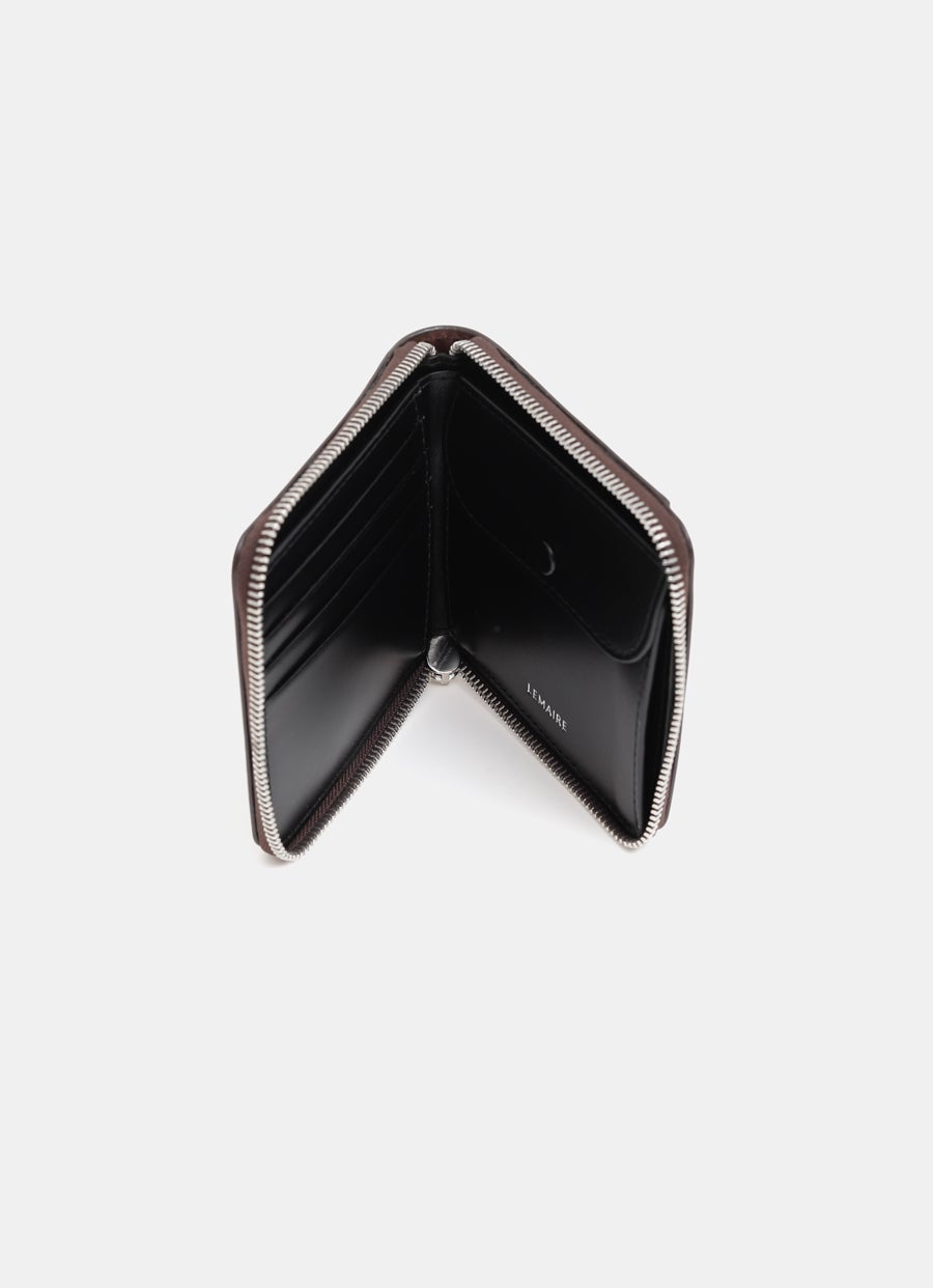 Cartera plegable compacta Patina Zip