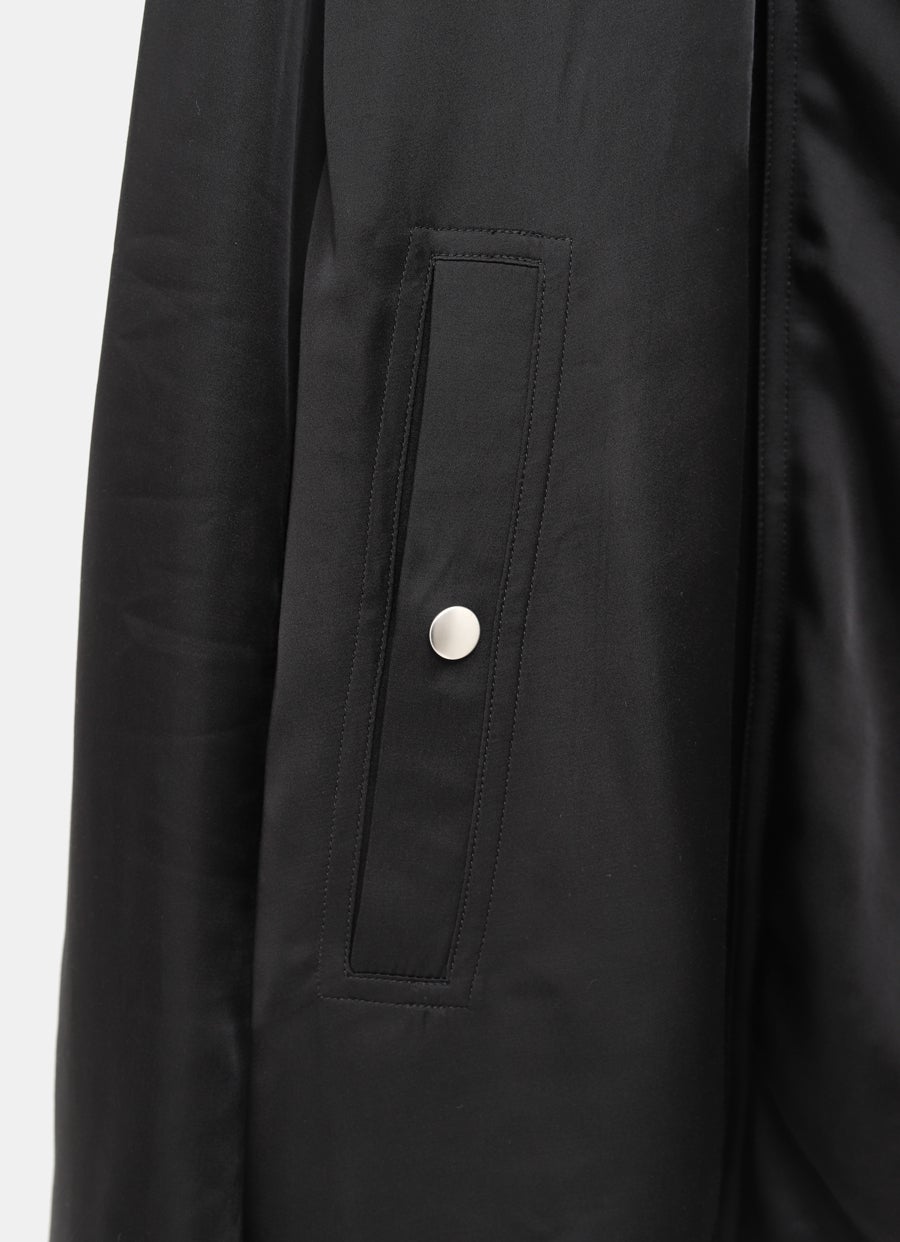 Chaqueta bomber de viscosa acolchada