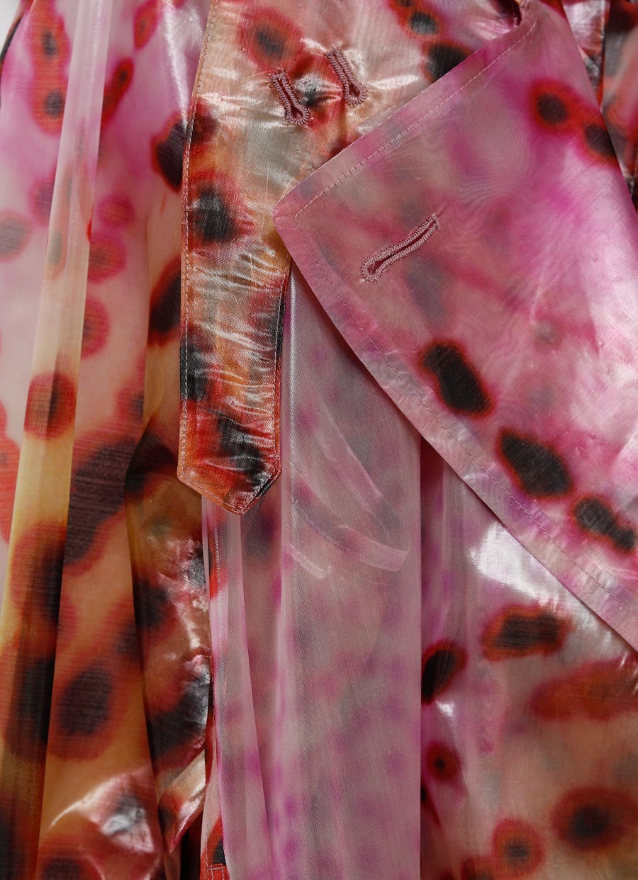 Gabardina transparente