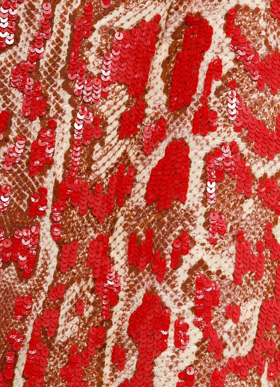 Falda con lentejuelas