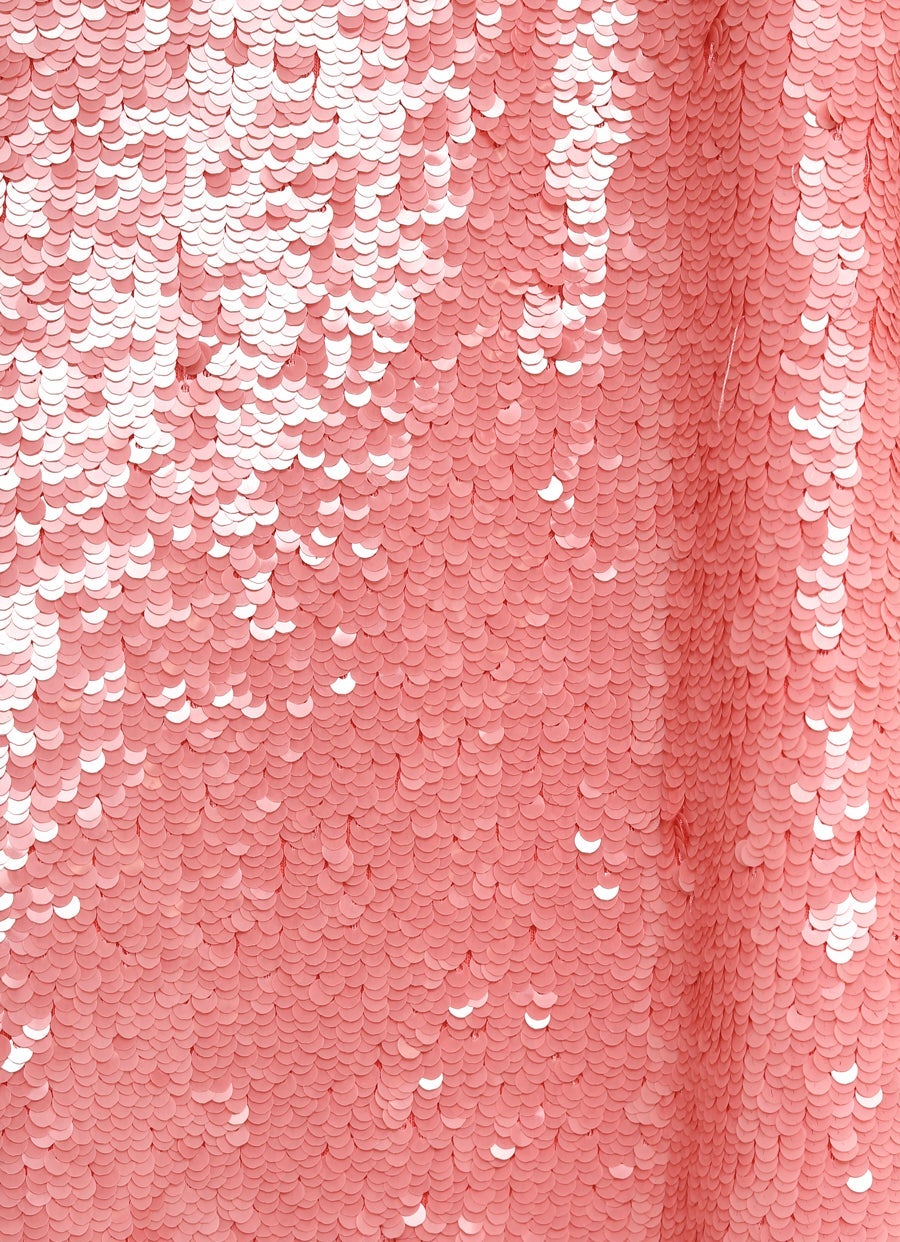 Minivestido recto de lentejuelas