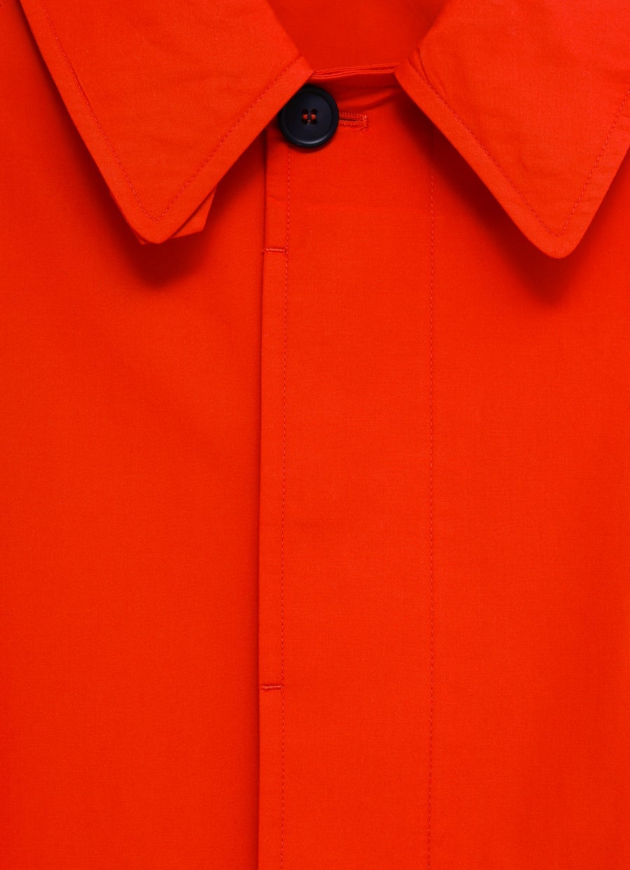 Gabardina de manga raglán oversize