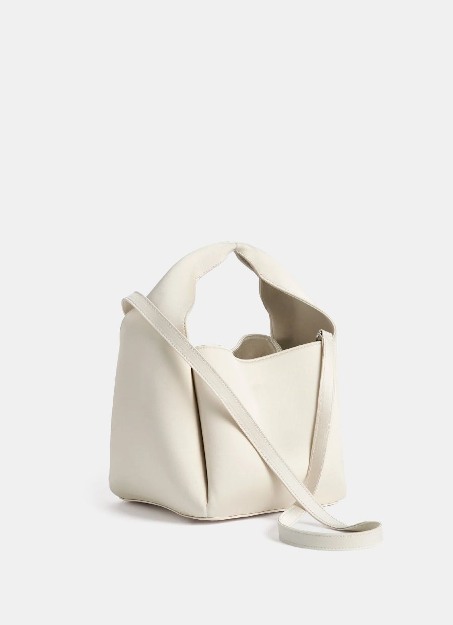 Bolso Petite Bucket de satén
