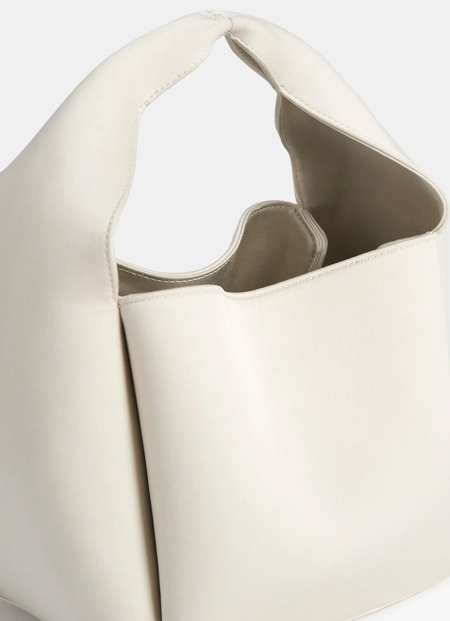 Bolso Petite Bucket de satén