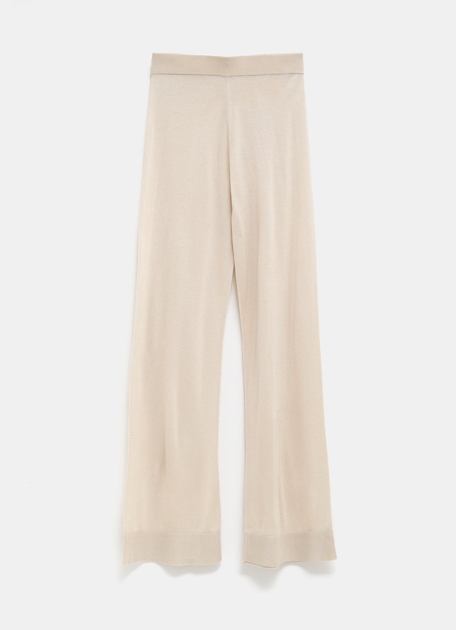 Pantalón ancho de punto