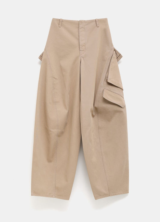 Pantalón cargo de corte curvo