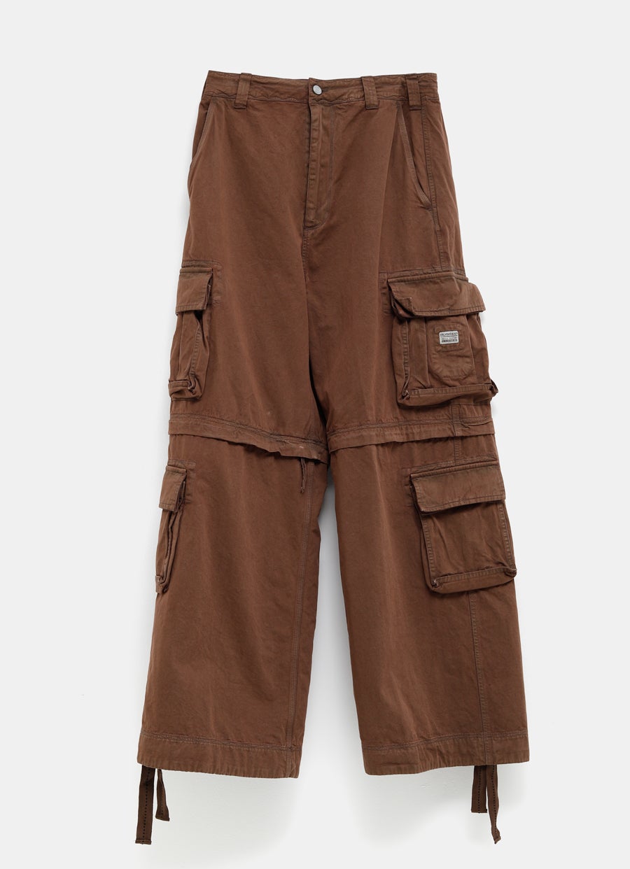 Pantalón cargo desmontable unisex
