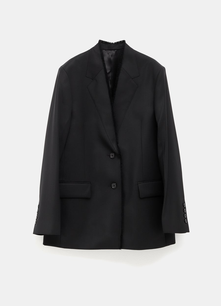 Chaqueta con remate deshilachado