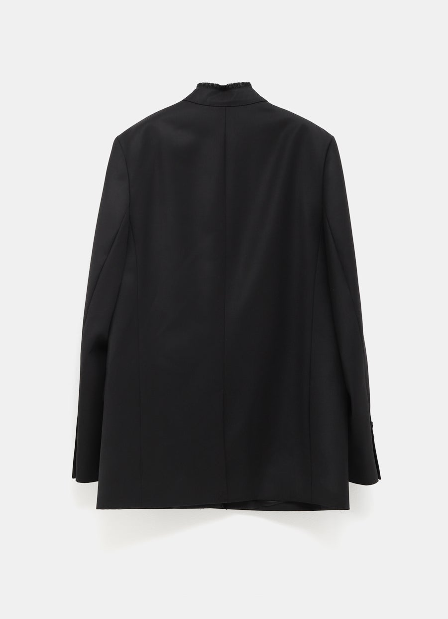 Chaqueta con remate deshilachado